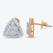Triple Edge Earrings