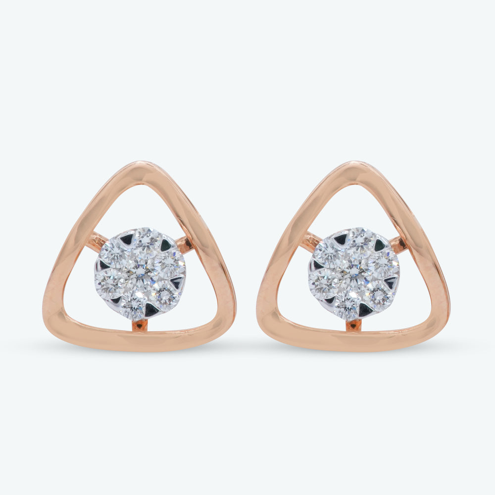 Diamond Frame Studs