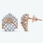Diamond Lattice Earrings