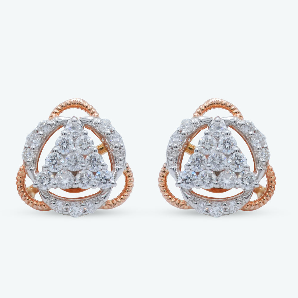 Floral Loop Earrings