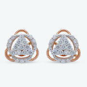 Floral Loop Earrings