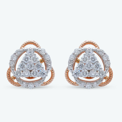 Floral Loop Earrings