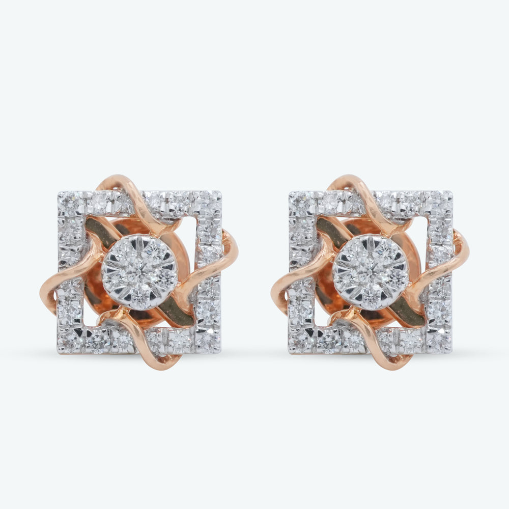 Twisted Frame Earrings