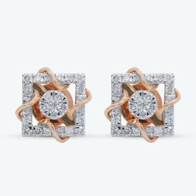 Twisted Frame Earrings