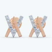 Cross Line Earrings