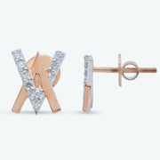 Cross Line Earrings