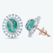 Oval Cluster Earrings