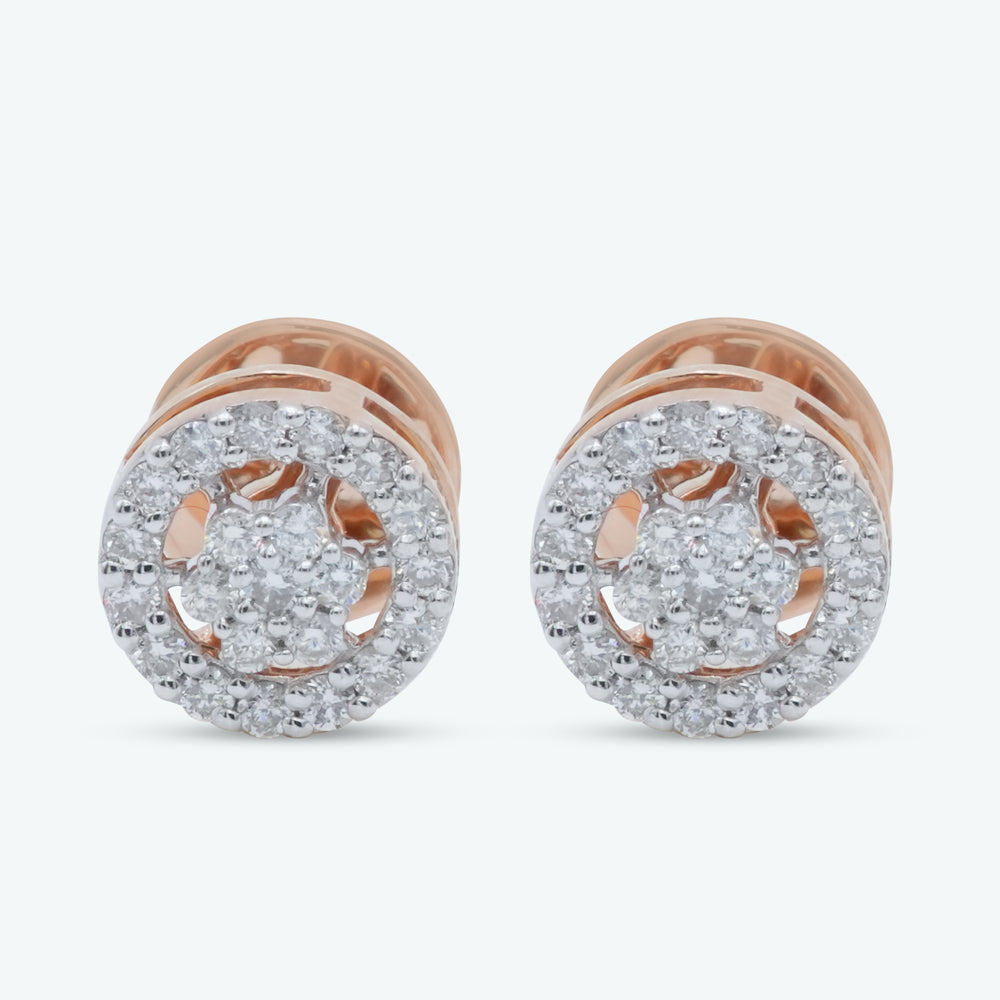 Floral Medallion Studs
