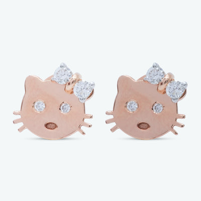 Cat Charm Studs
