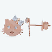 Cat Charm Studs