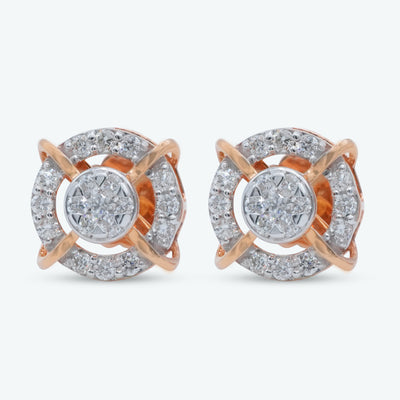 Interlace Halo Earrings