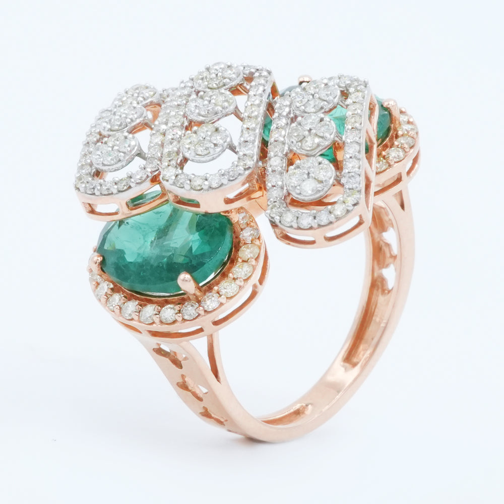 Diamond Crescent Ring