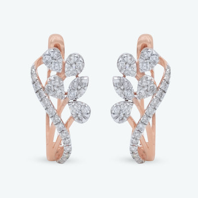 Flower Curve Earrings