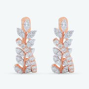 Leaf Hoop Earrings