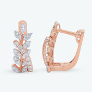 Leaf Hoop Earrings