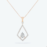 Pear Prism Diamond Pendant