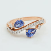 Infinity Sapphire Ring