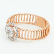 Aurora Halo Diamond Ring