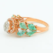 Emerald Royale Diamond Ring