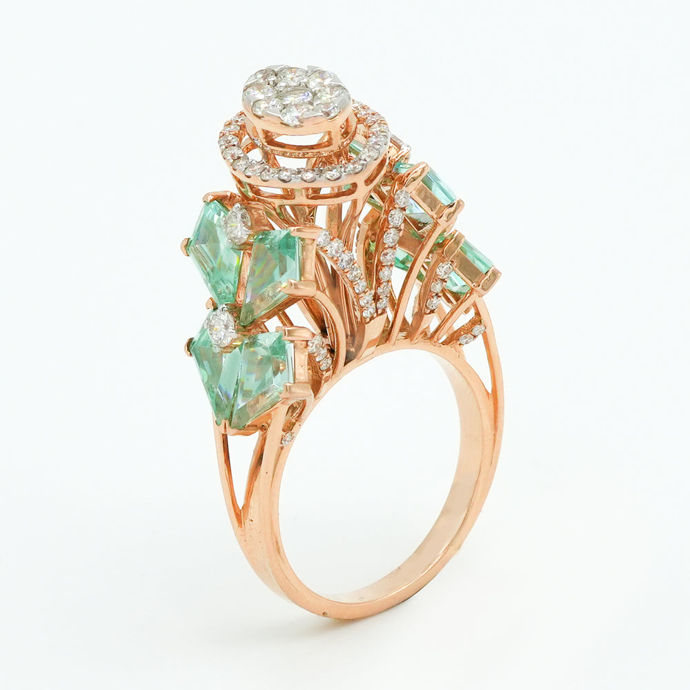 Emerald Royale Diamond Ring