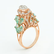 Emerald Royale Diamond Ring