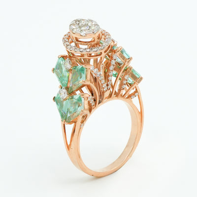 Emerald Royale Diamond Ring
