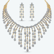 Aurelia Diamond Teardrop Necklace Set