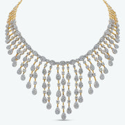 Aurelia Diamond Teardrop Necklace Set