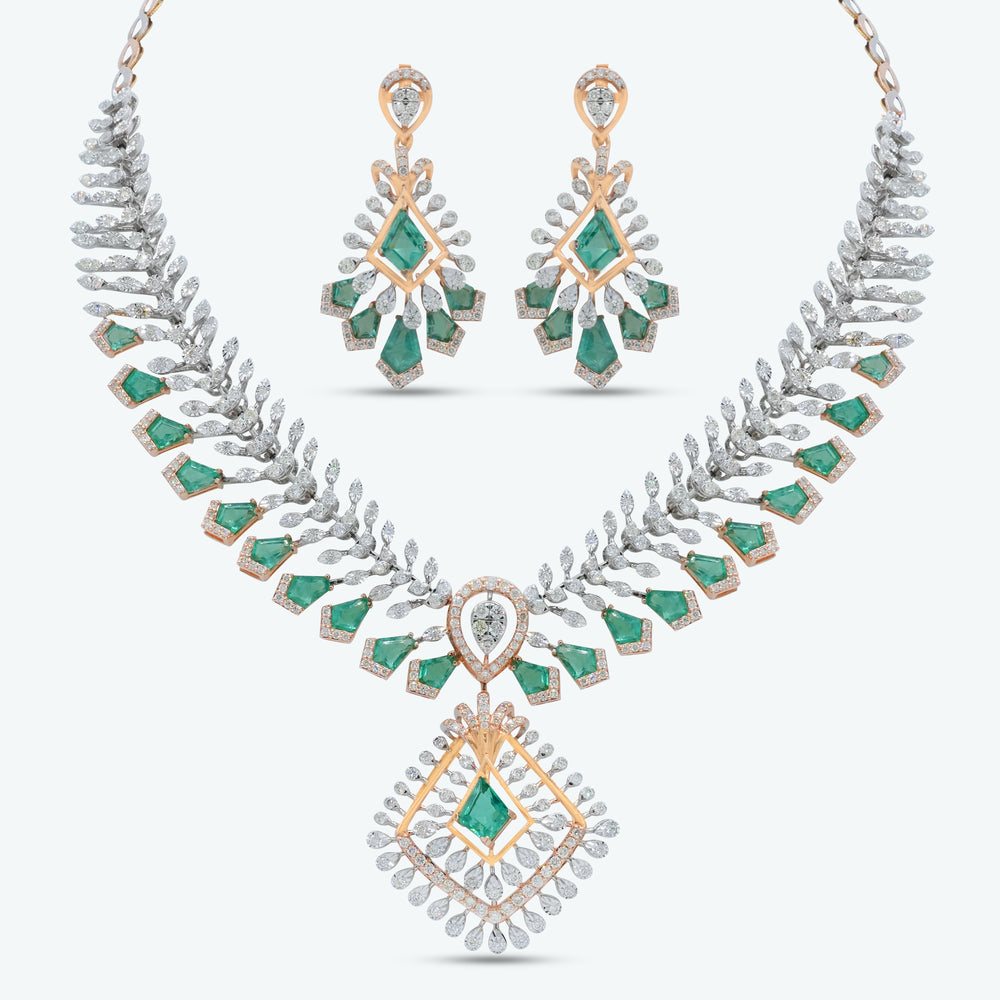 Emerald Grace Necklace Set