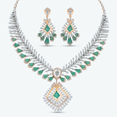 Emerald Grace Necklace Set