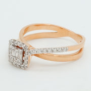 Emerald Halo Diamond Ring