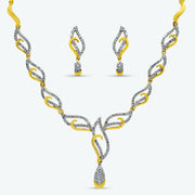 Flora Twist Diamond Necklace Set