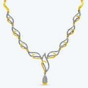 Flora Twist Diamond Necklace Set