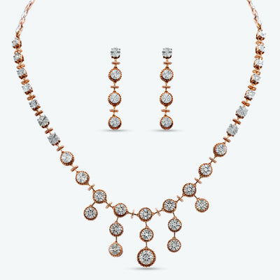 Serene Drop Diamond Necklace Set