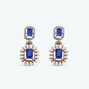 Sapphire Radiance Diamond Necklace Set
