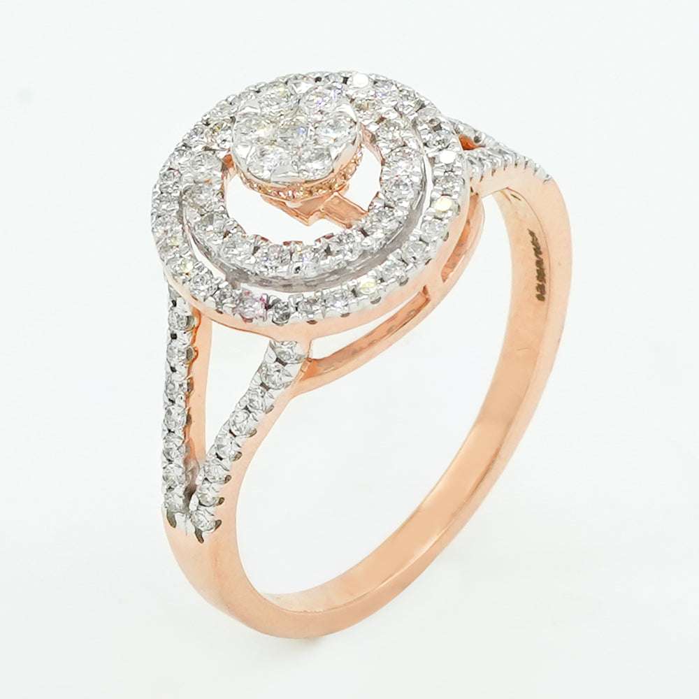 Ripple Diamond Ring