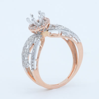 Crown Crest Diamond Ring