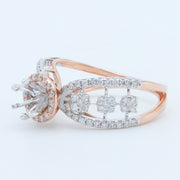 Crown Crest Diamond Ring