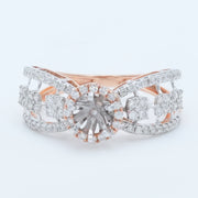 Crown Crest Diamond Ring