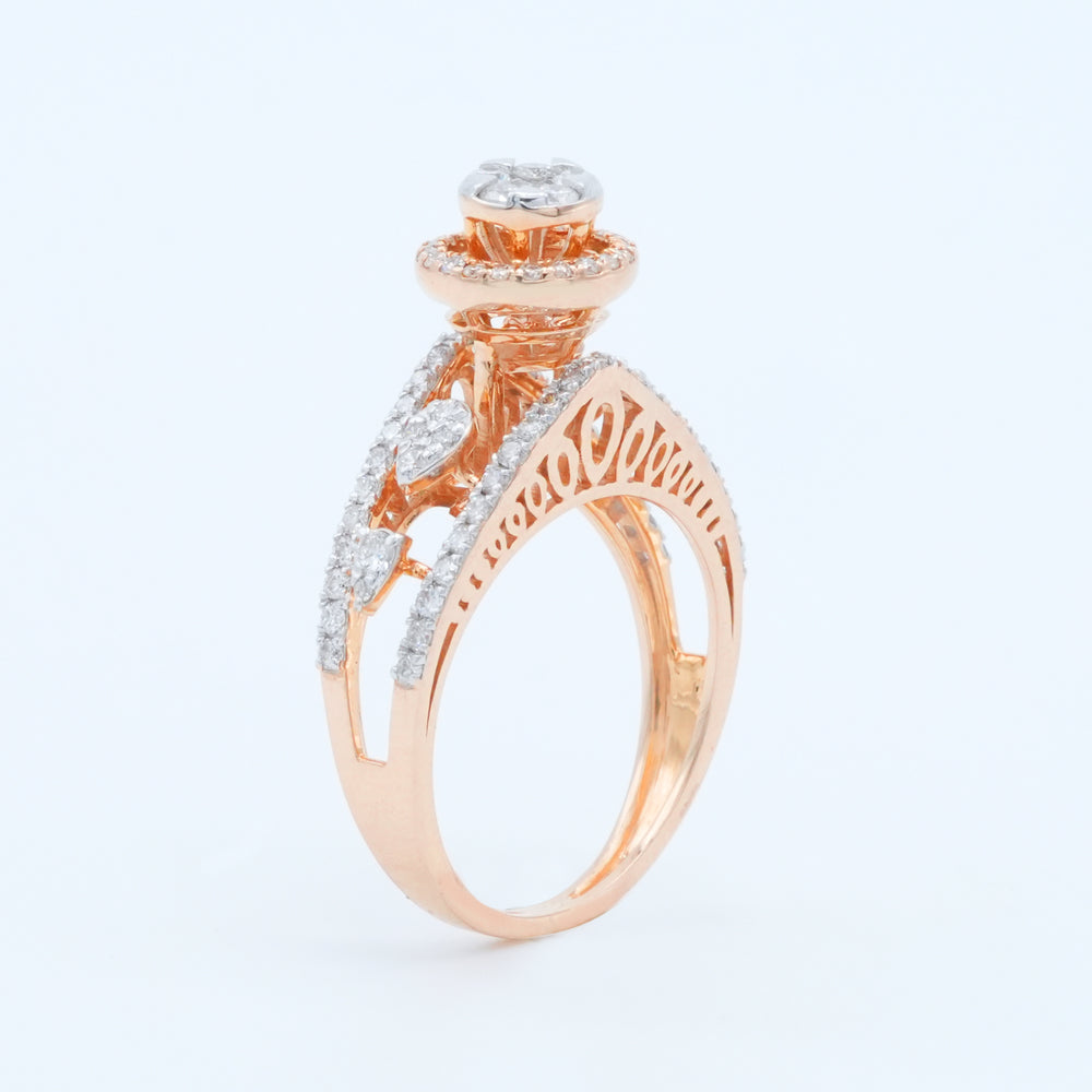Pear Grace Diamond Ring