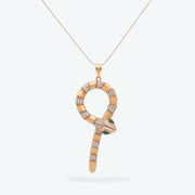 Serpent Grace Diamond Pendant