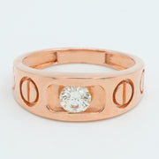 Screwline Diamond Ring