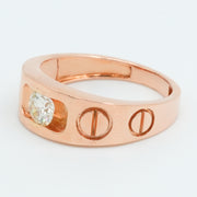 Screwline Diamond Ring