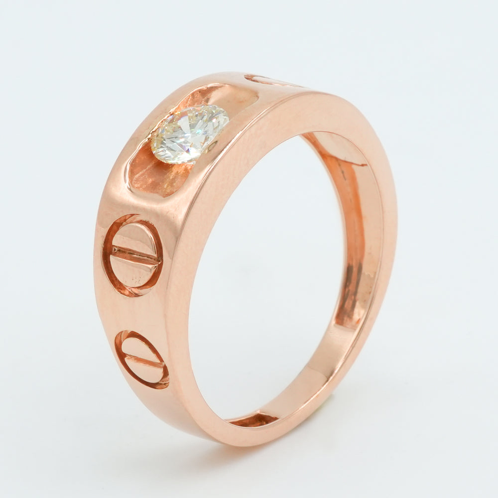 Screwline Diamond Ring