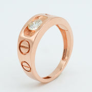 Screwline Diamond Ring