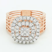 Serene Halo Diamond Ring