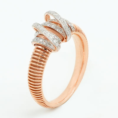 Twilight Twist Diamond Ring