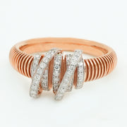 Twilight Twist Diamond Ring