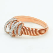 Twilight Twist Diamond Ring