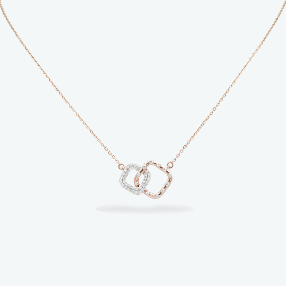 Eternal Embrace Diamond Pendant Set